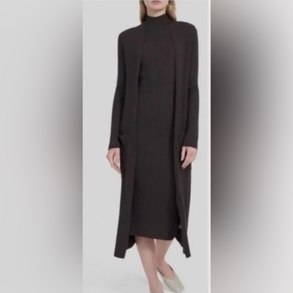 NWT Theory Sleeveless Rib Knit Maxi Sweater Dress
